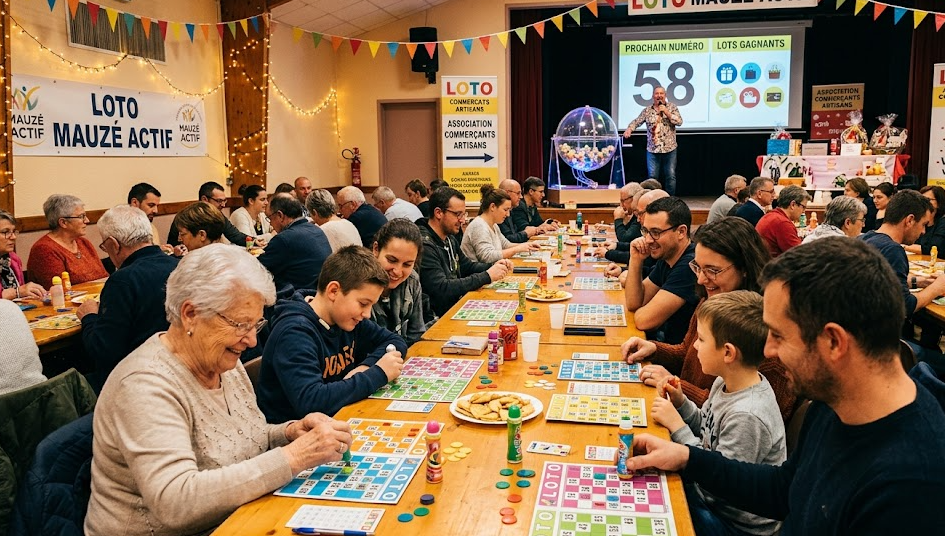 Loto organisé par Mauzé Actif